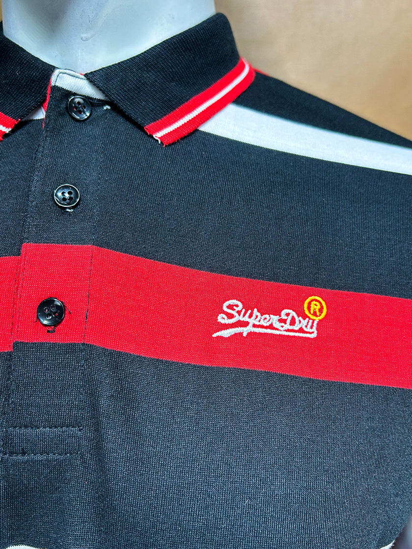 Red SuperDry Polo T-Shirt For Men MTS341