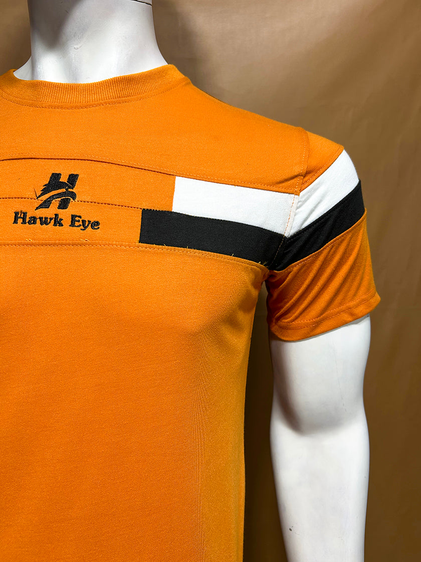 Orange Hawk Eye T-Shirt For Men MTS357