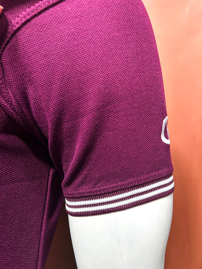Maroon G Polo T-Shirt For Men MTS319