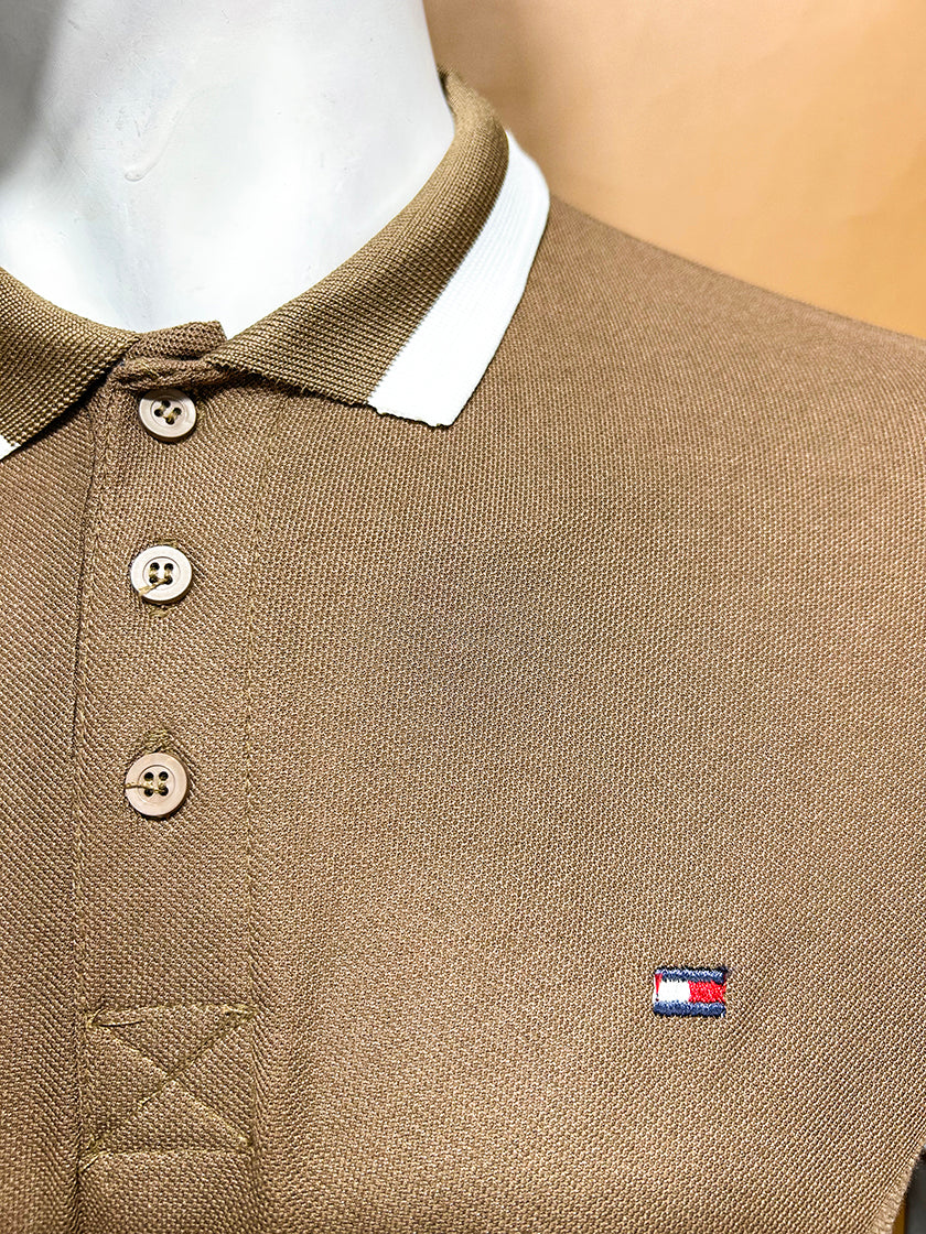 Brown Tom Polo T-Shirt For Men MTS324