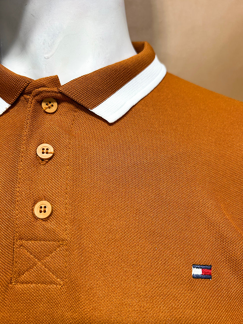 Orange Tom Polo T-Shirt For Men MTS326