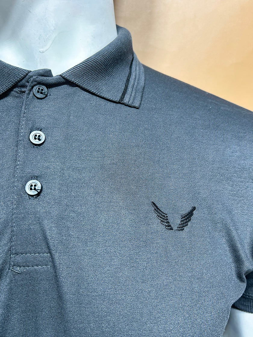Grey Wng Polo T-Shirt For Men MTS335
