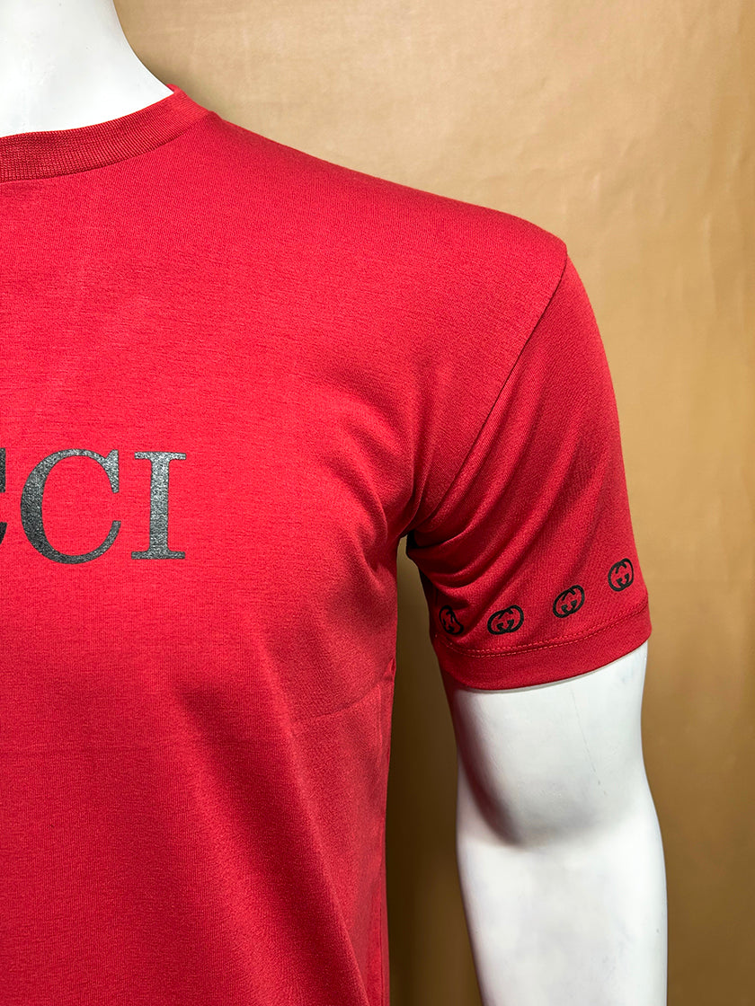 Red GCI T-Shirt For Men MTS300