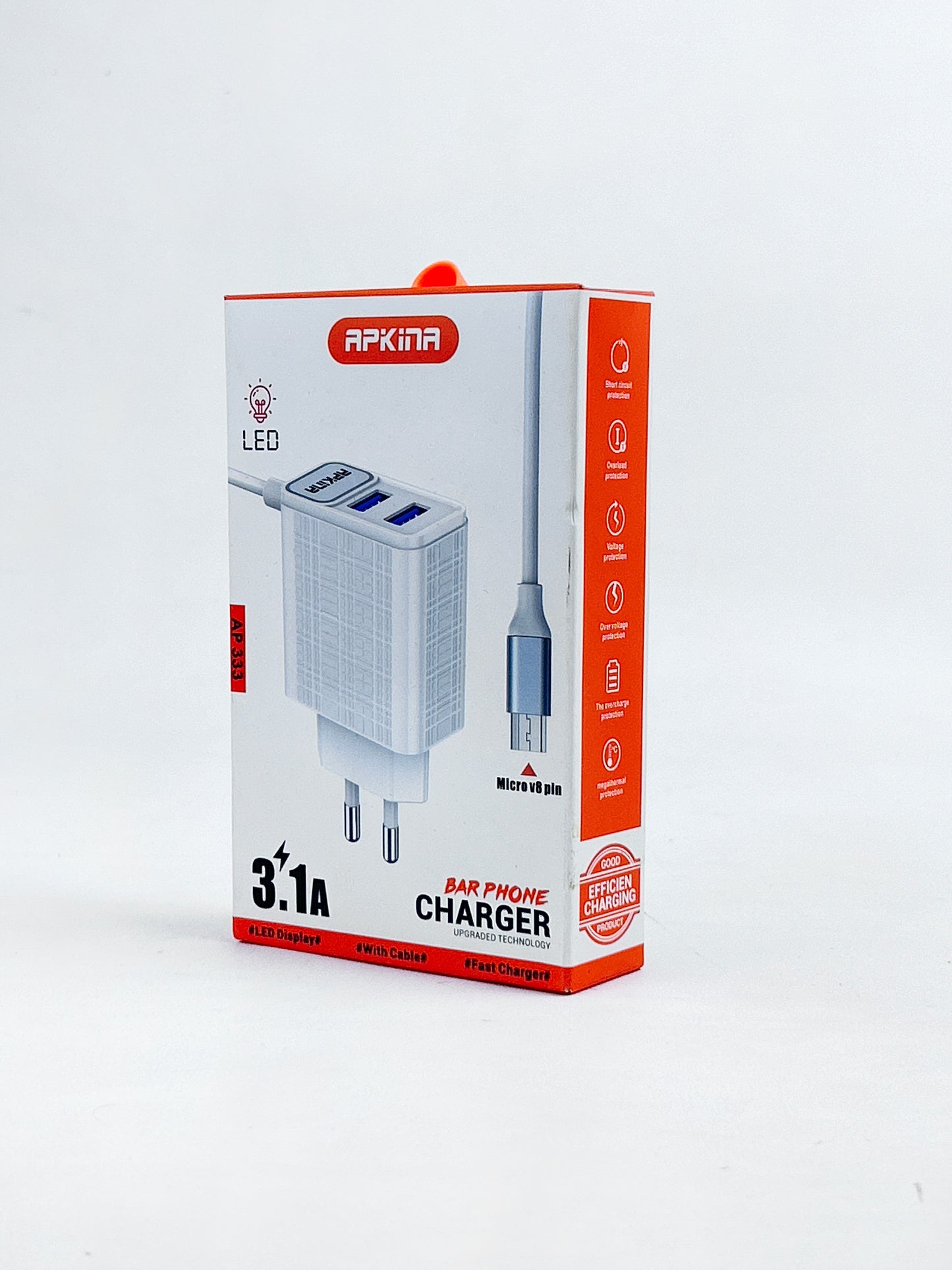 2 USB Output Ports Charger Type Micro MA43