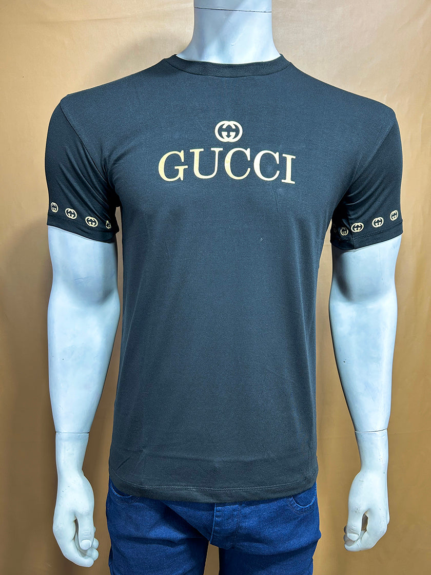 Black GCI T-Shirt For Men MTS301