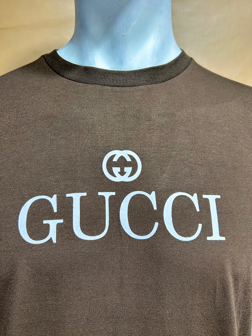 Brown GCI T-Shirt For Men MTS304