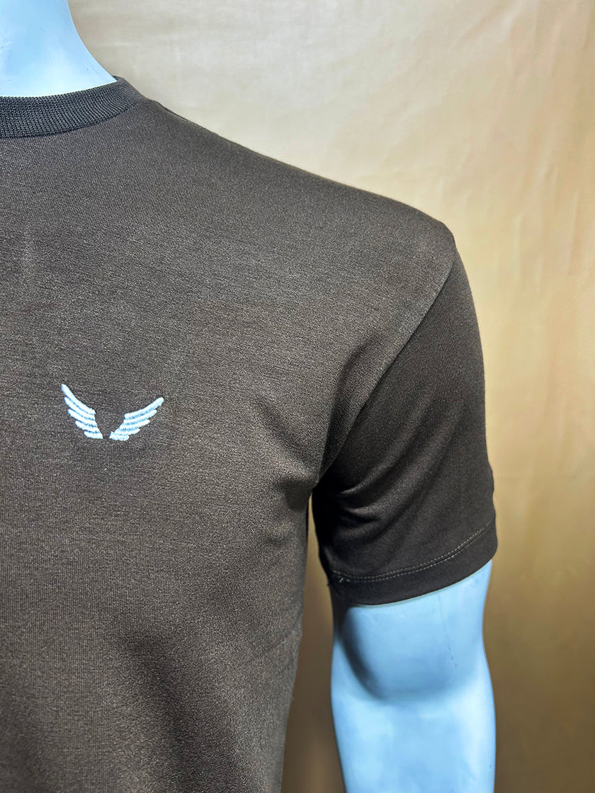 Brown WNG T-Shirt For Men MTS312