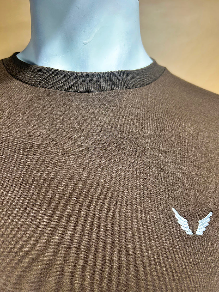 Brown WNG T-Shirt For Men MTS312