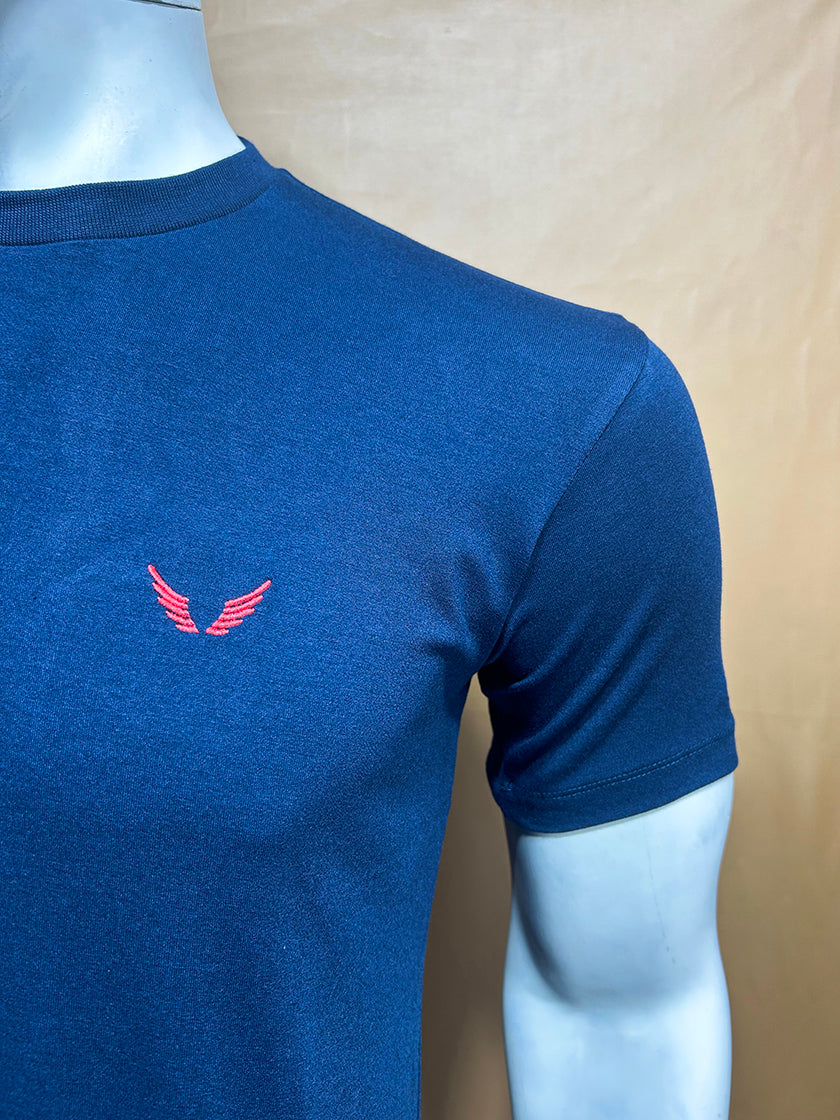 Navy Blue WNG T-Shirt For Men MTS315