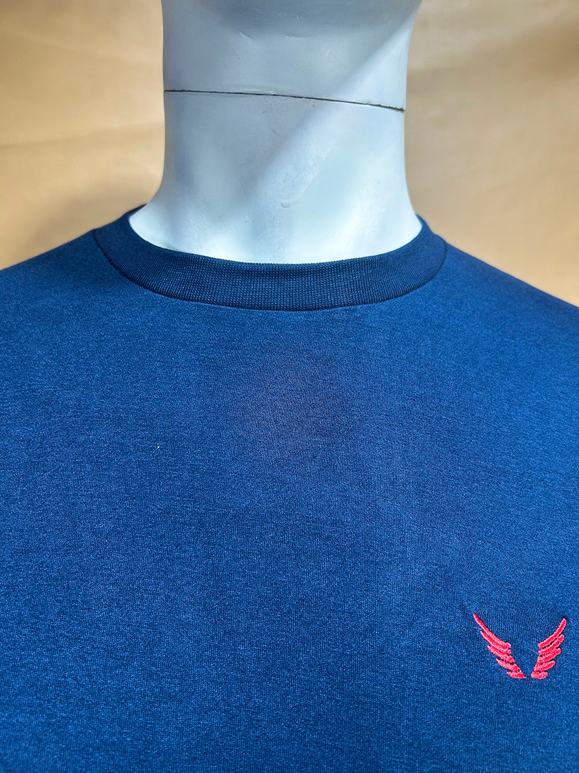 Navy Blue WNG T-Shirt For Men MTS315