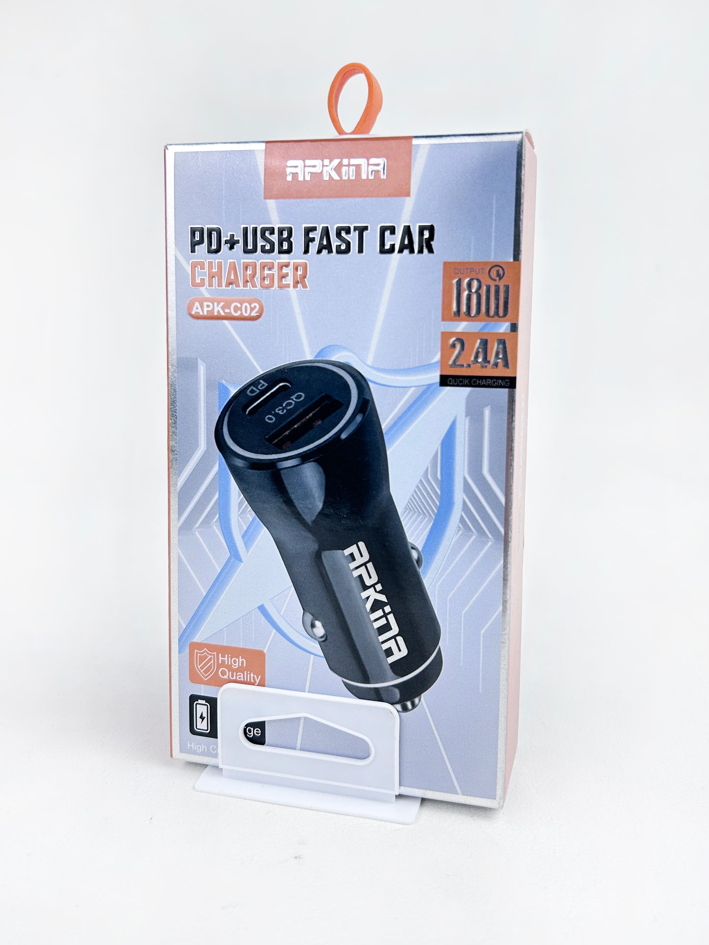 APK-02 PD & USB Fast Car Charger With Data Cable MA36