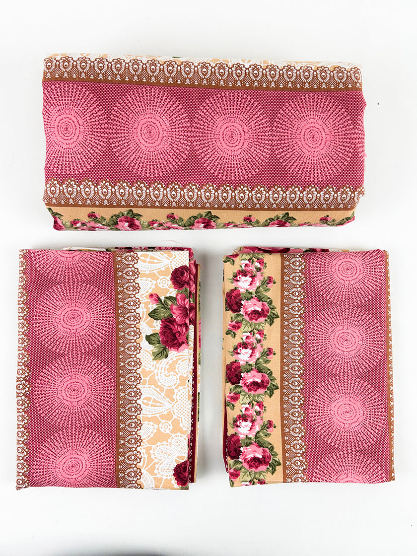 3Pc Double Bed Sheet BS93
