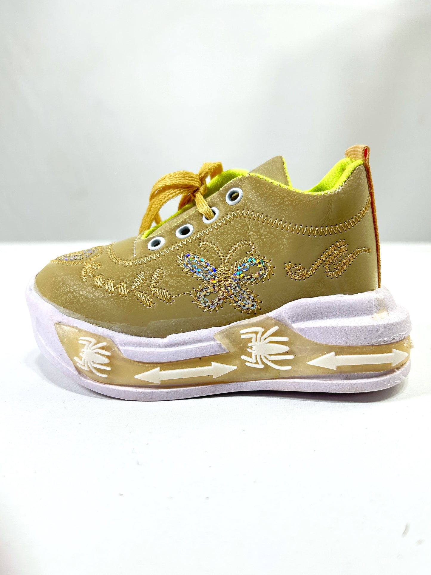 1Yr - 8Yrs Girls Fancy Embroidered Joggers Fawn GS04