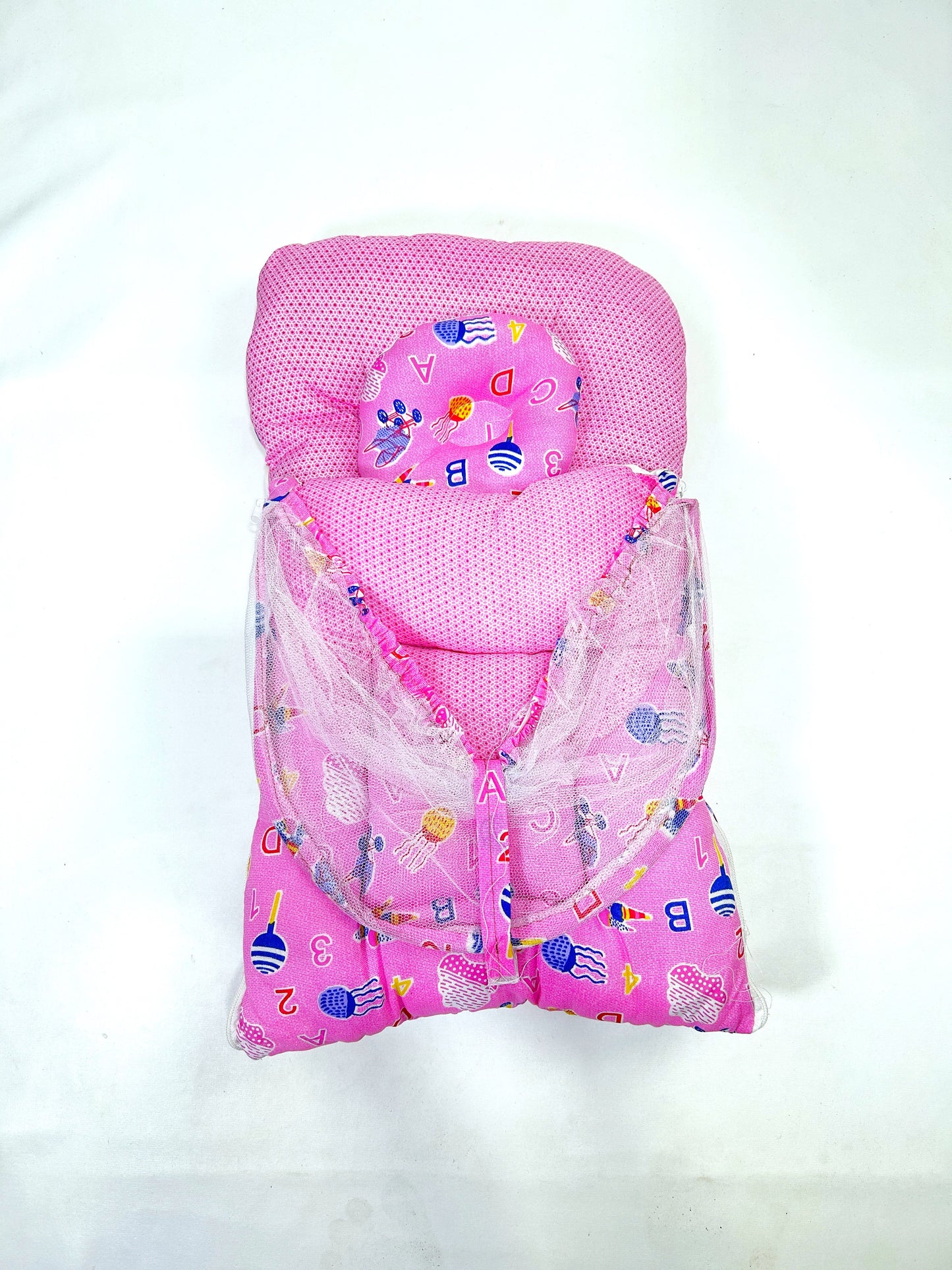 Alphabet Pink Sleeping Bag For Newborns / Baby Carry Nest NBSB39