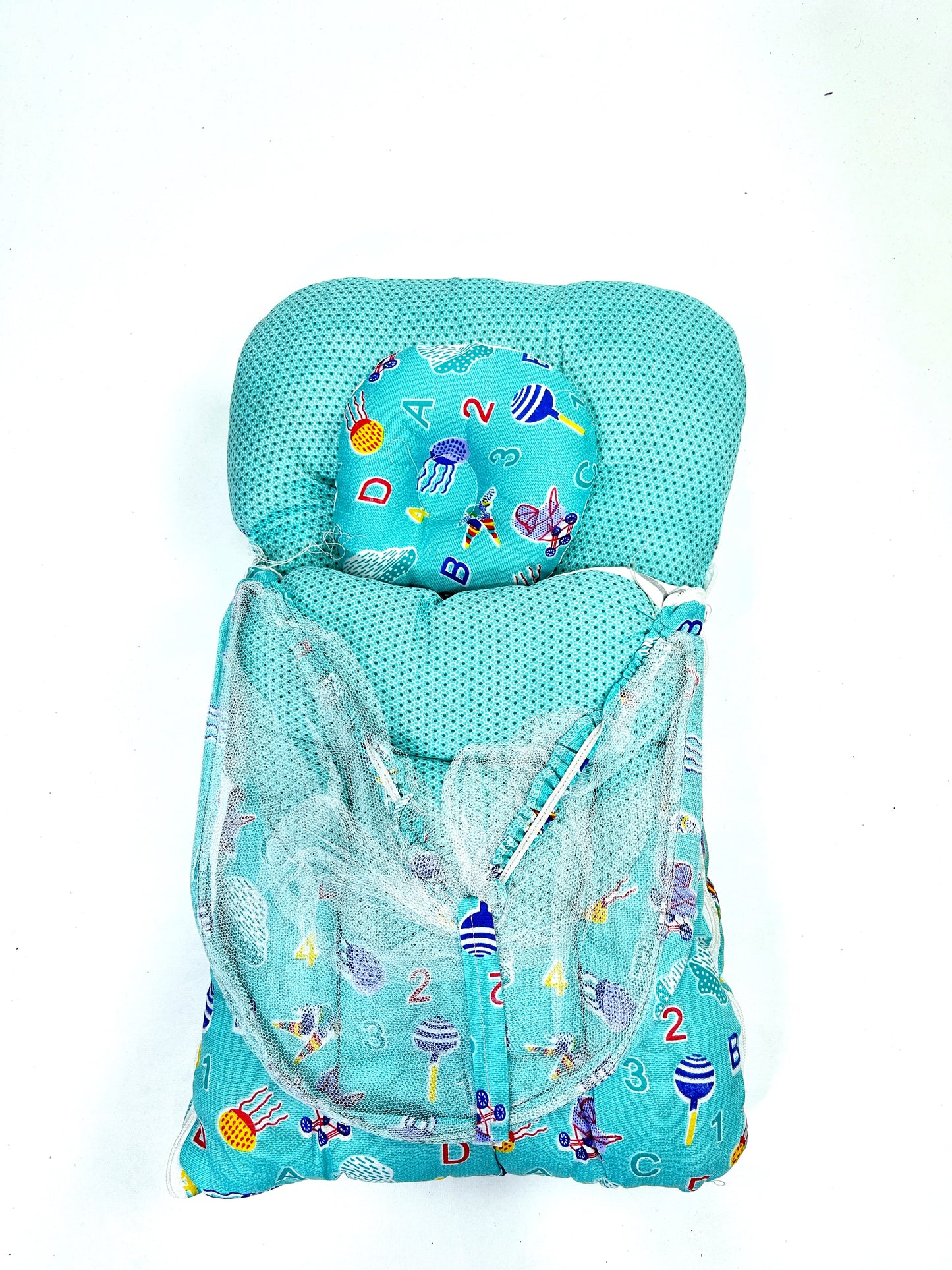 Alphabet Sea Green Sleeping Bag For Newborns / Baby Carry Nest NBSB40