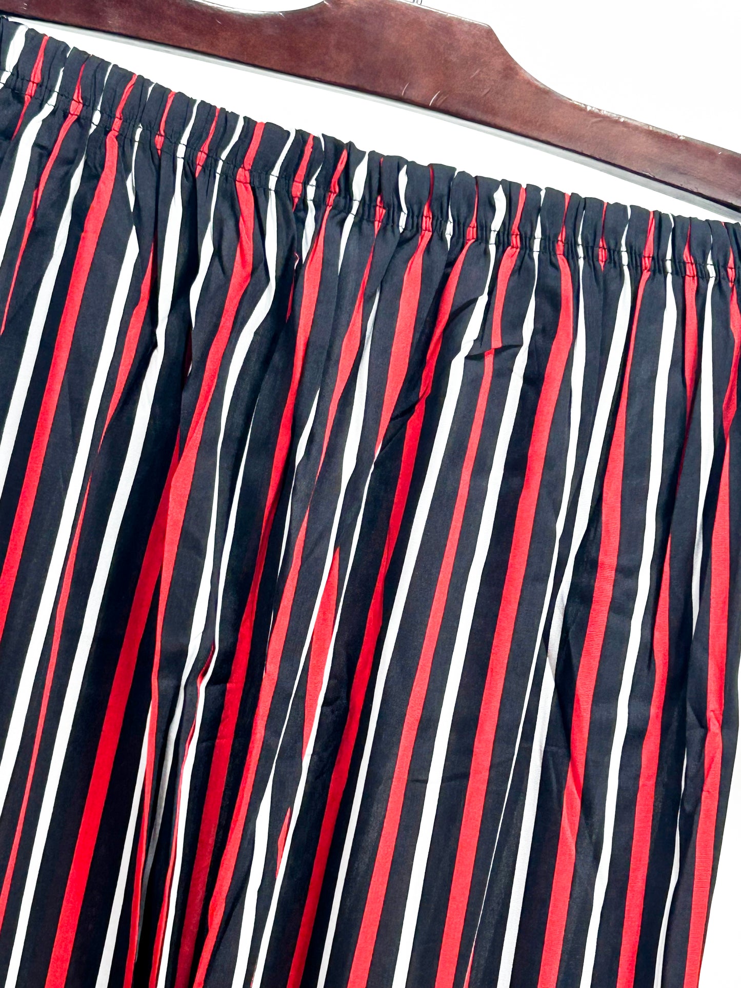 LT01 Ladies Casual Trouser Stripes WB Red