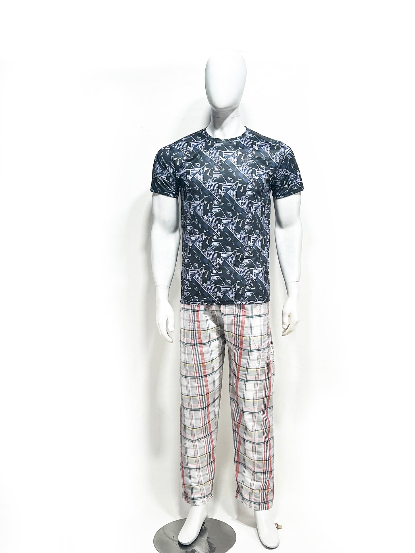 A Men's Trouser Checks - Multicolor