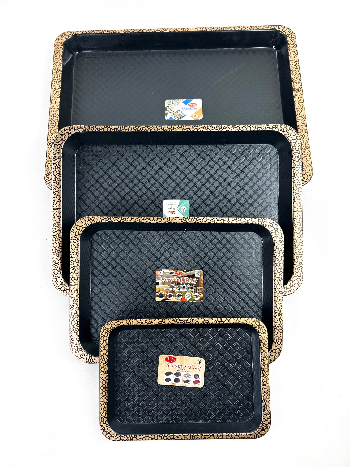 Pack of 4 Design Serving Tray