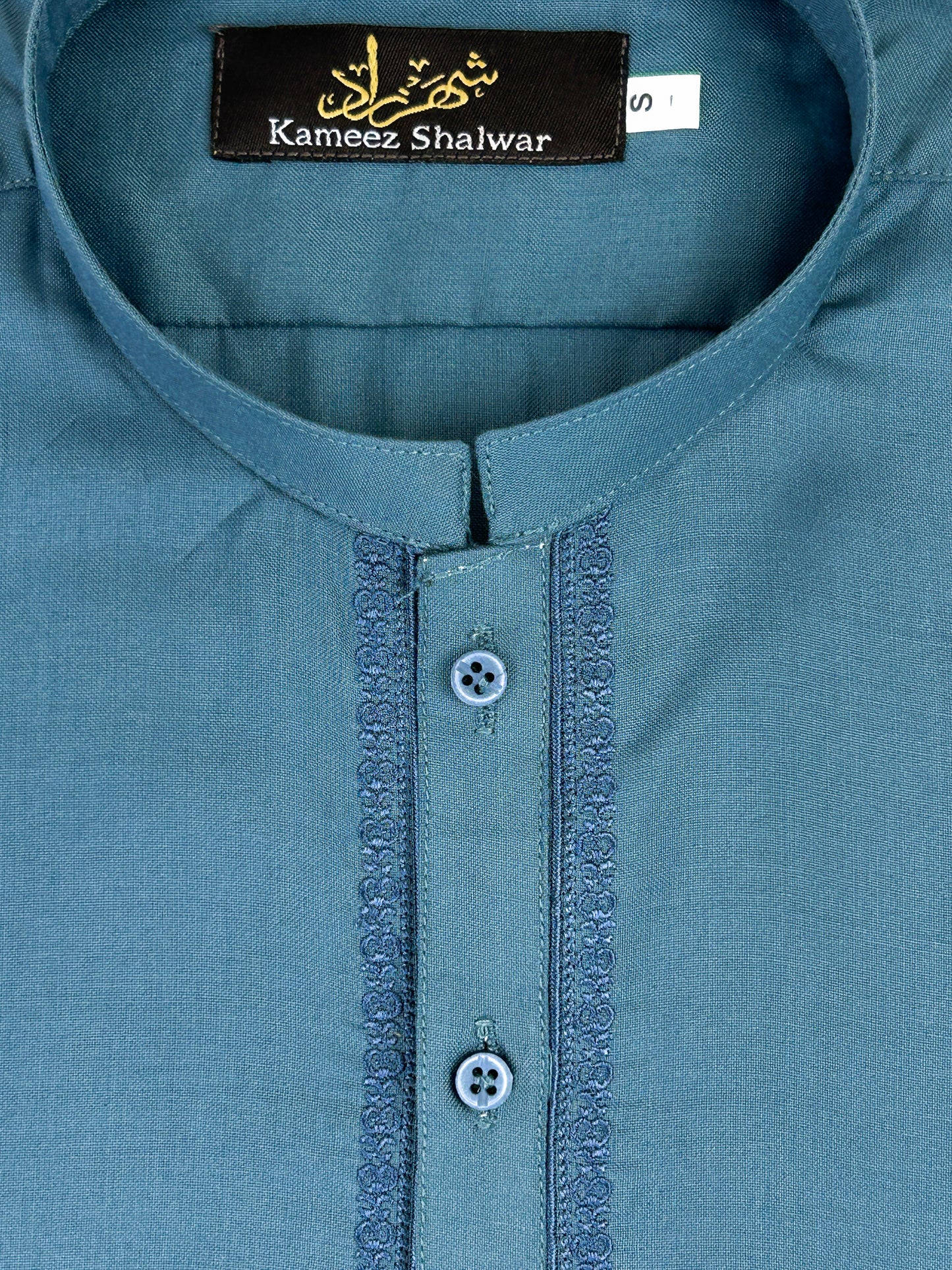 772- 04 Grey Stitched Suit Kameez Shalwar For Men MSK209