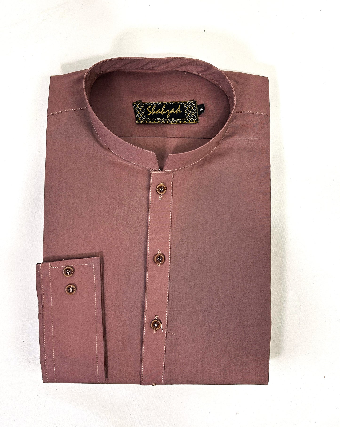 806 Men's Cotton Kameez Shalwar Stitched Suit Ash Purple 06 MSK248