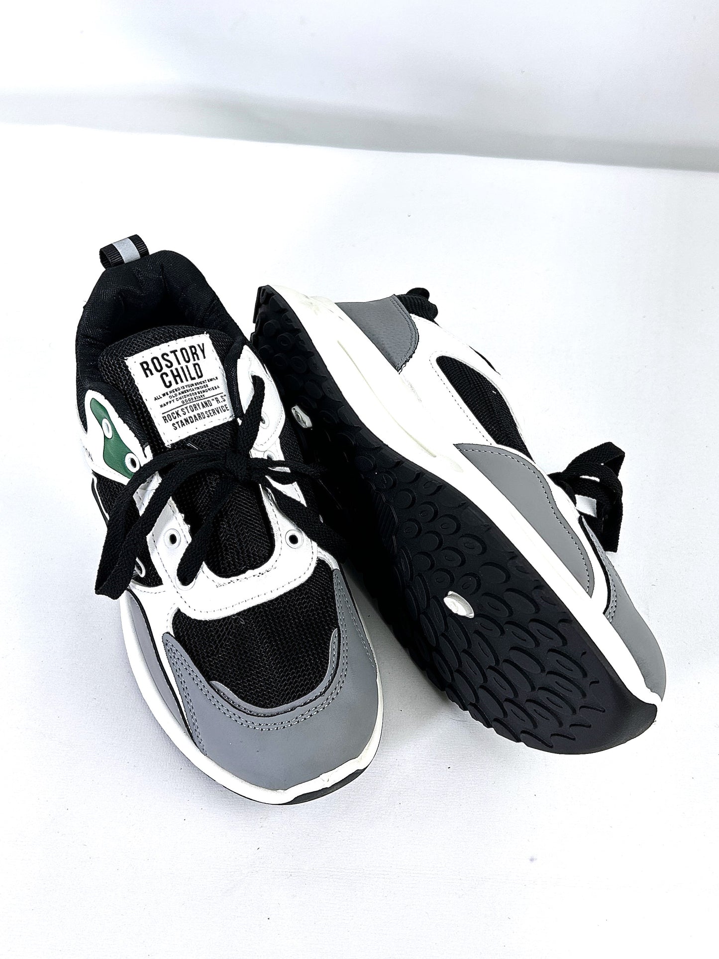 Black Mens Casual Jogger Shoes MJS151