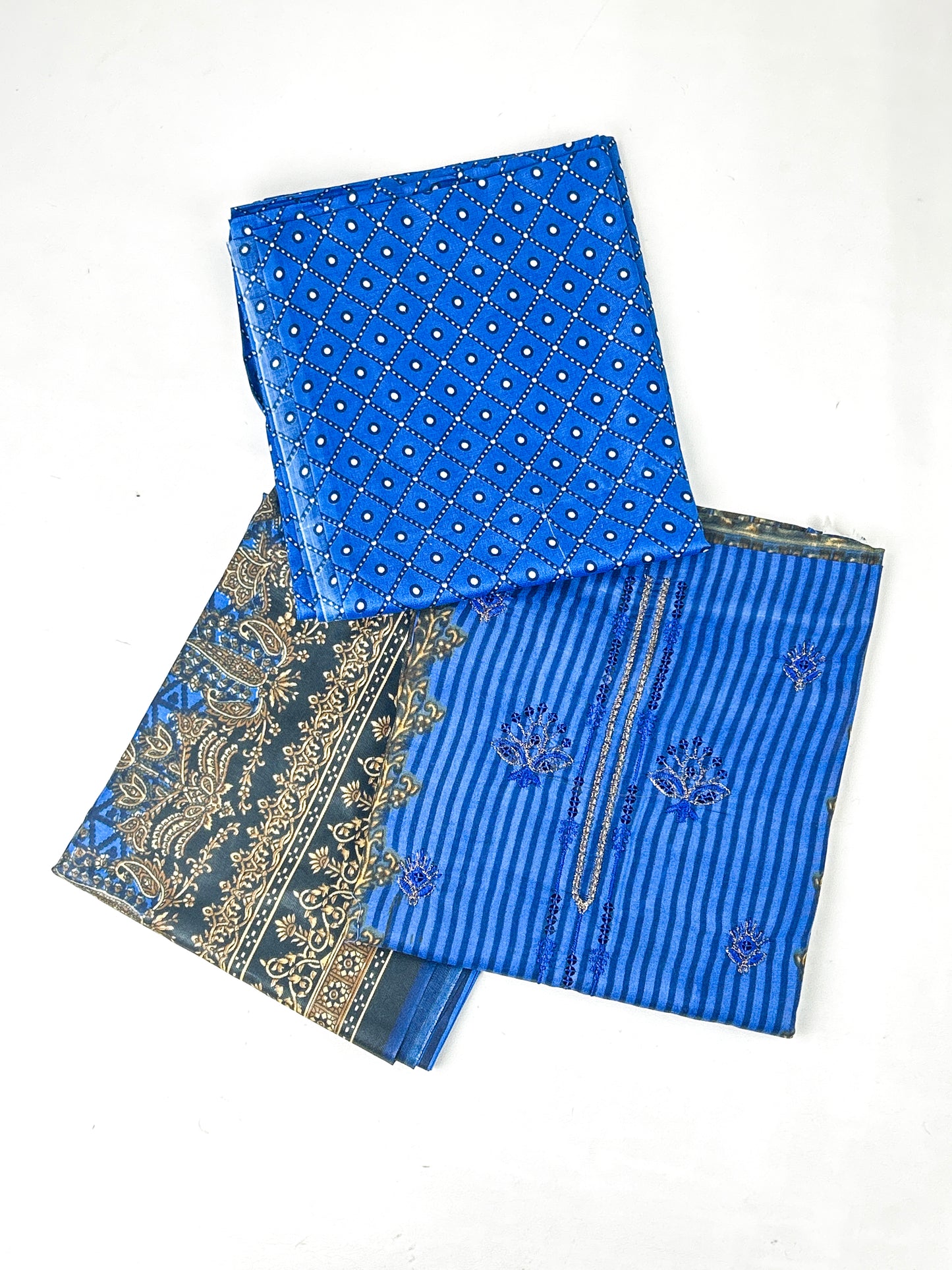 3Pcs Unstitched Digital Lawn Suit For Women WU129