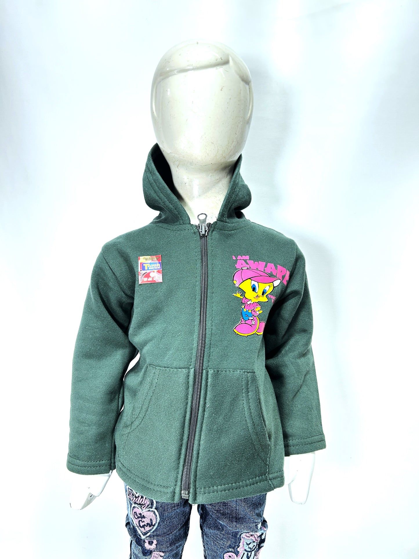2.5Yr - 6Yrs Green Girls Upper/Zipper TB GZU09