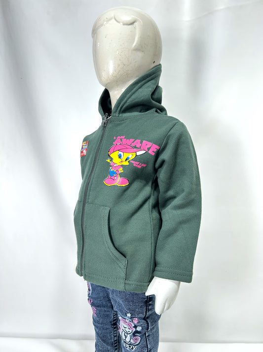 2.5Yr - 6Yrs Green Girls Upper/Zipper TB GZU09