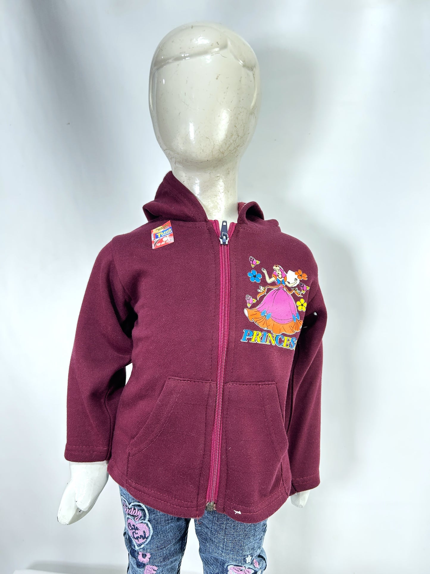 2.5Yr - 6Yrs Maroon Girls Upper/Zipper TB GZU06