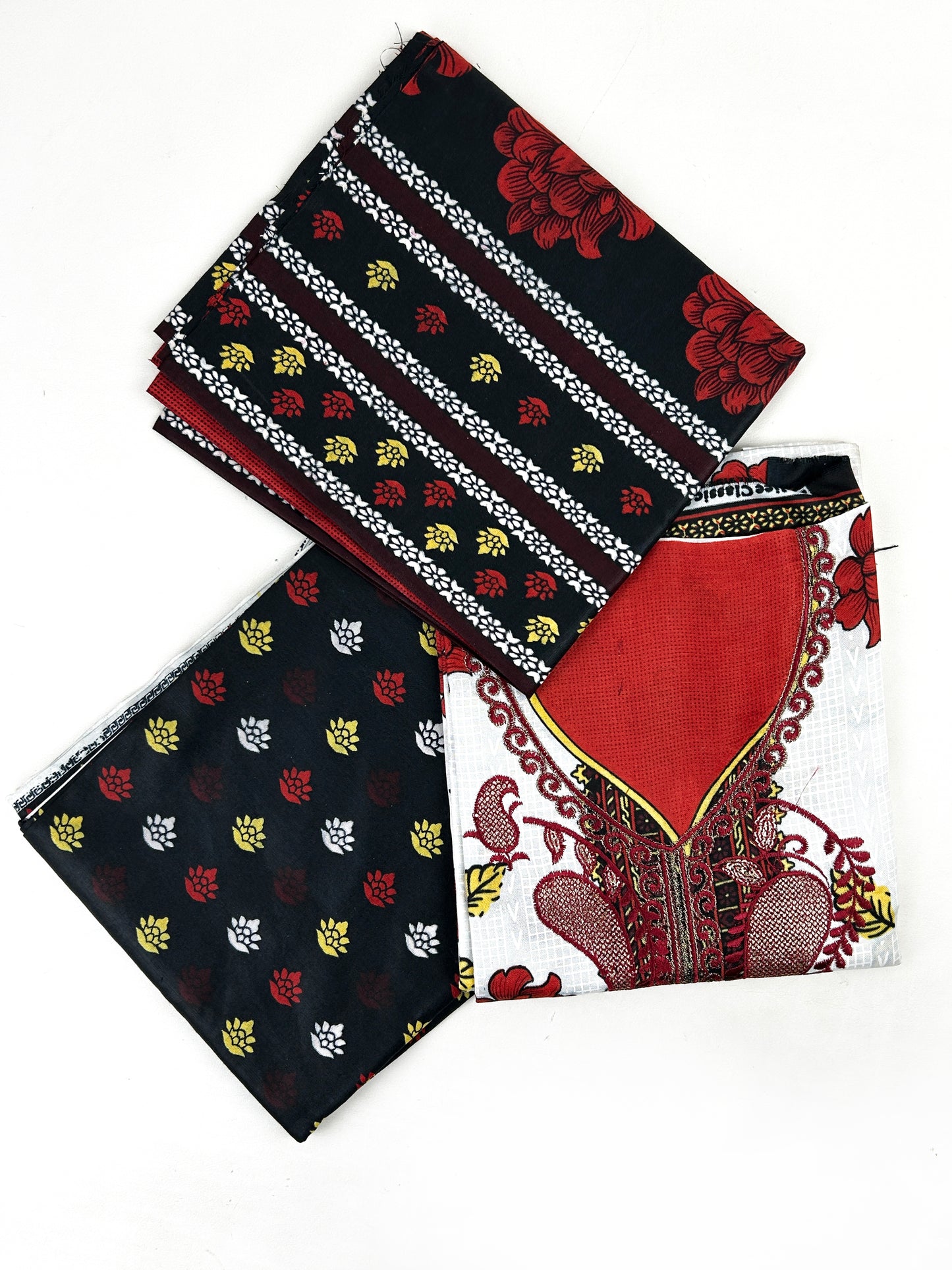 3Pcs Unstitched Digital Lawn Suit For Women WU140