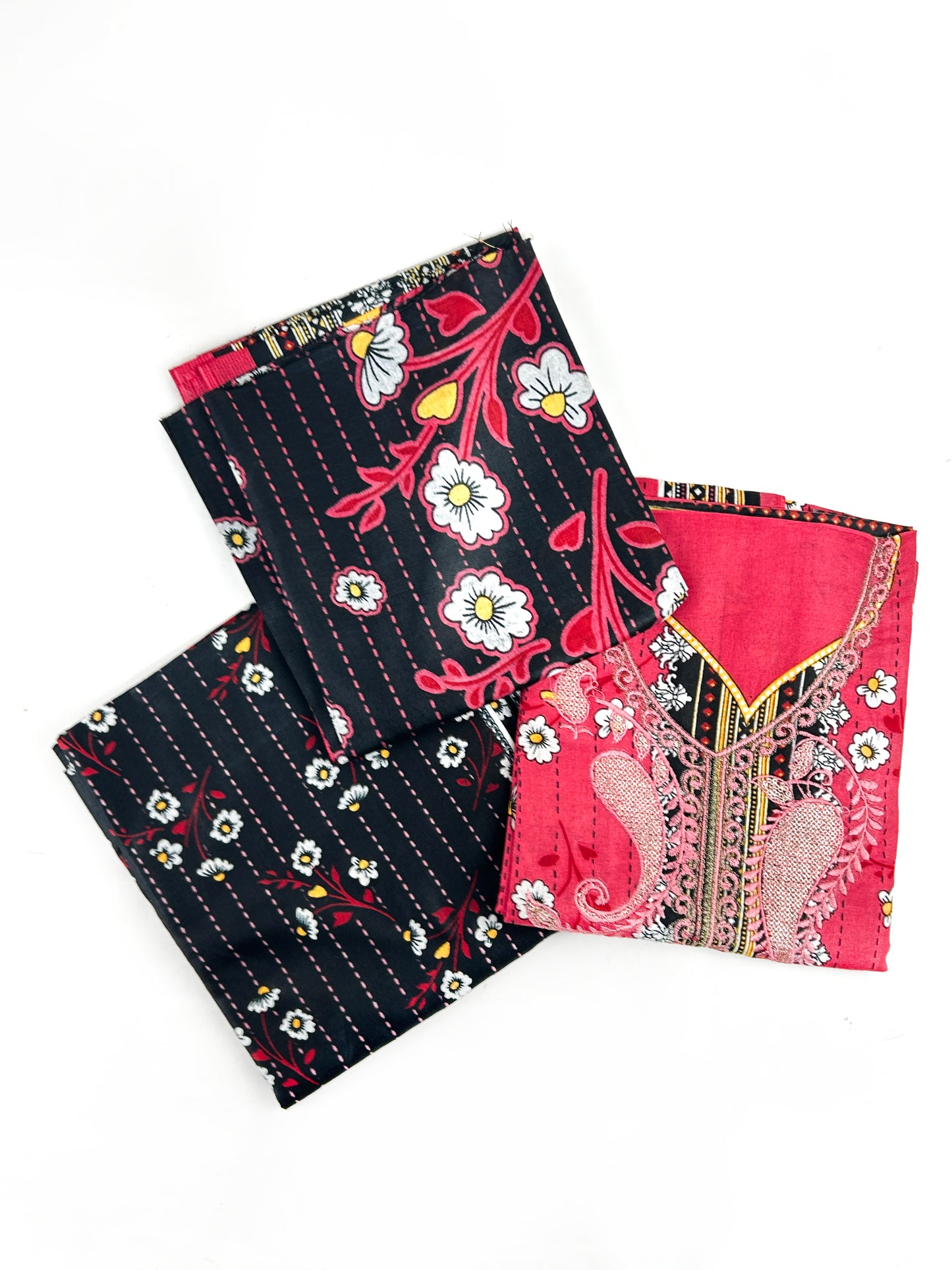 3Pcs Unstitched Digital Lawn Suit For Women WU145