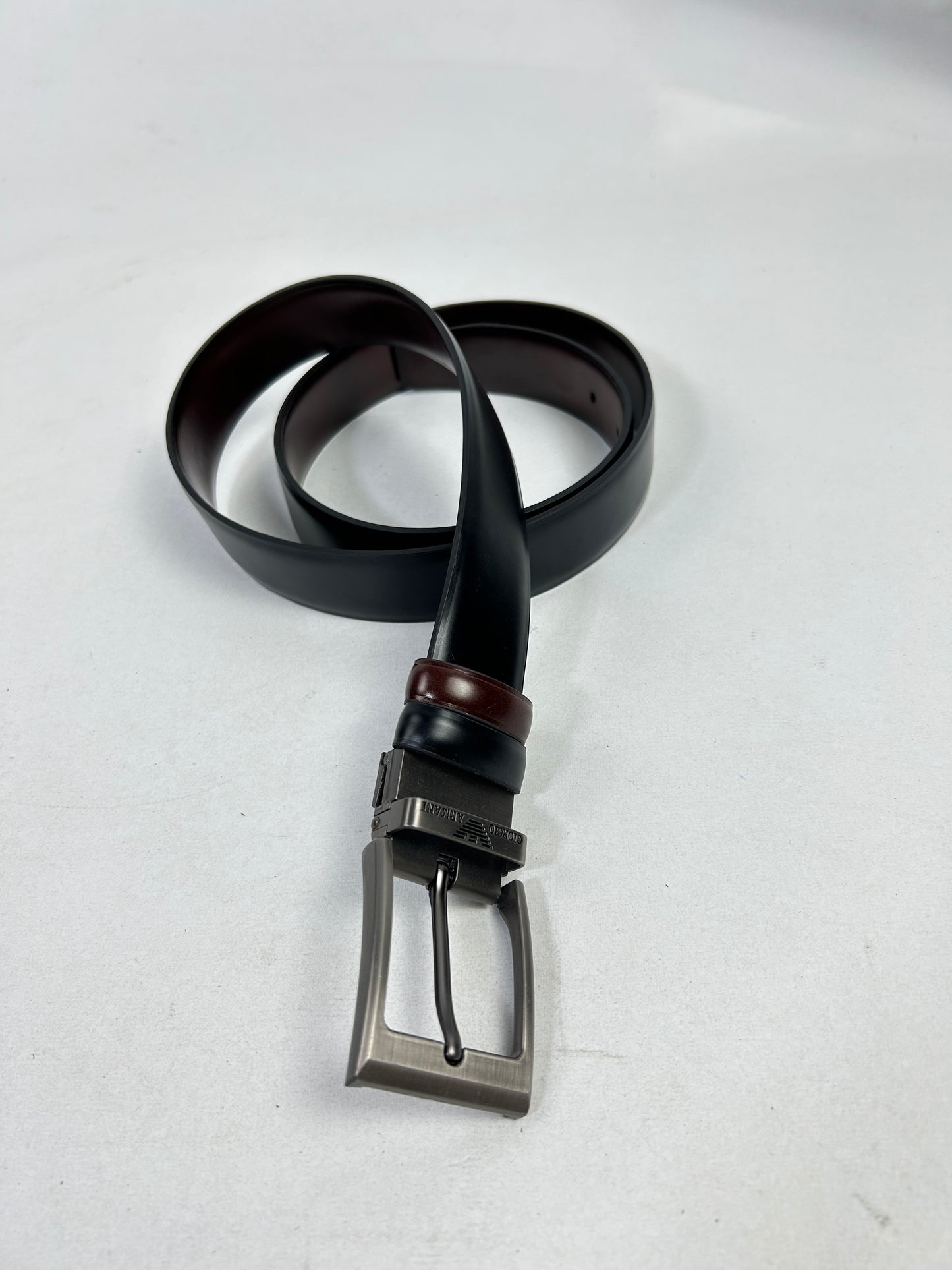 Two In One Faux Leather Belt For Men SQ MB60