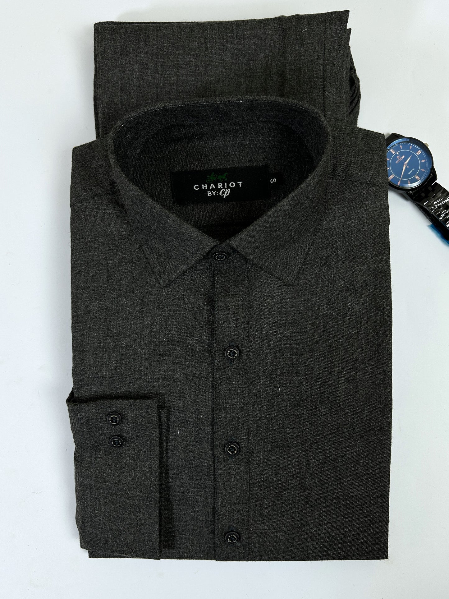 830 Men's Woollen Kameez Shalwar Stitched Suit Grey 04 MSK252