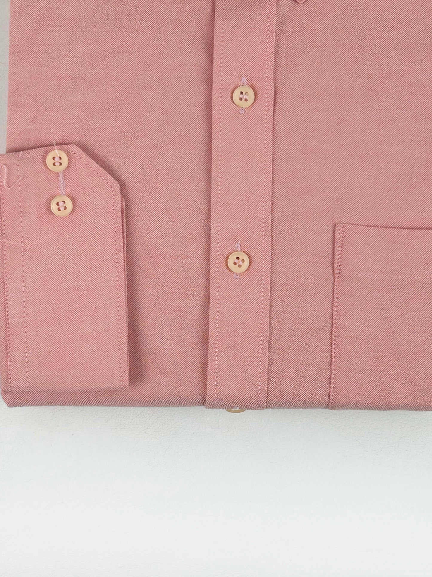 Melon Chambray Formal Dress Shirt For Men MFS263
