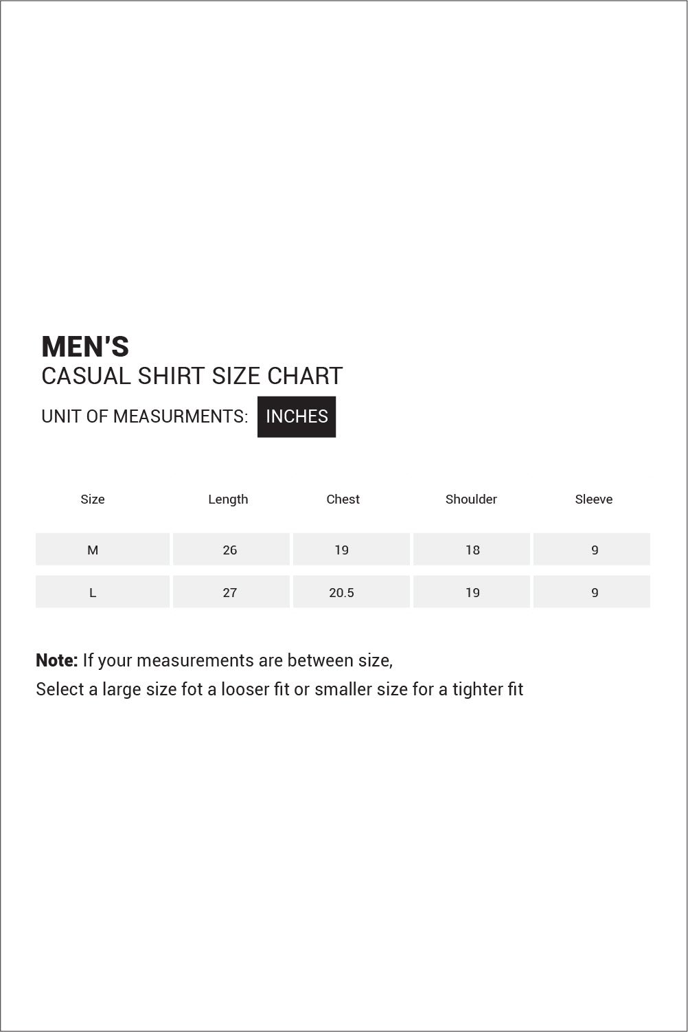Black Casual Shirt For Men MCS41