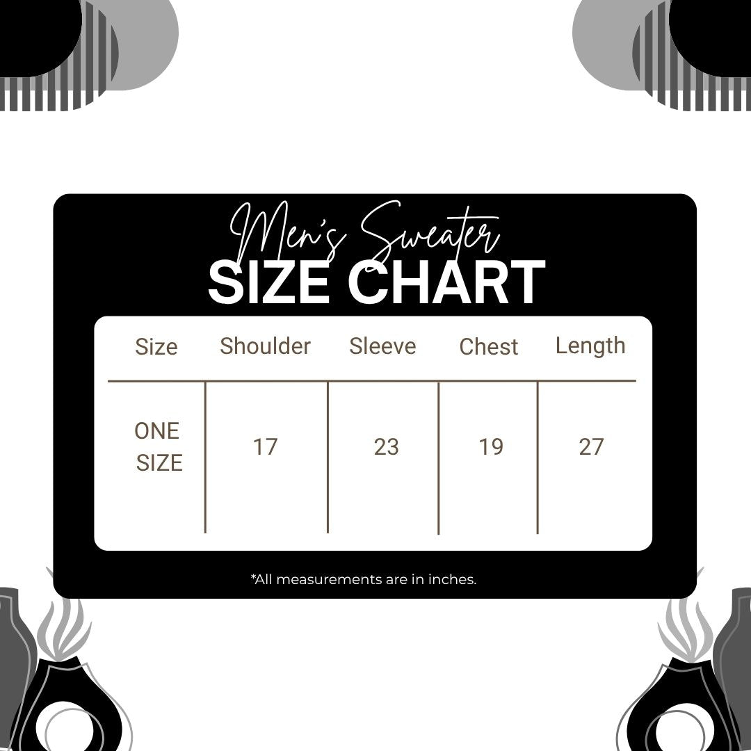 Brown V-Neck Full Sleeves Sweater For Men MSW75