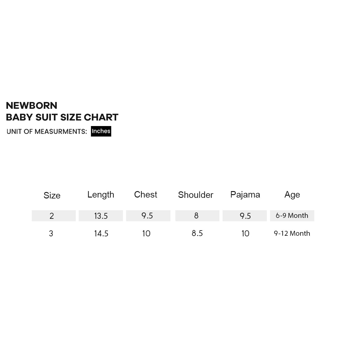 3Mth - 9Mth Blue Baby Suit For Newborns NBS538