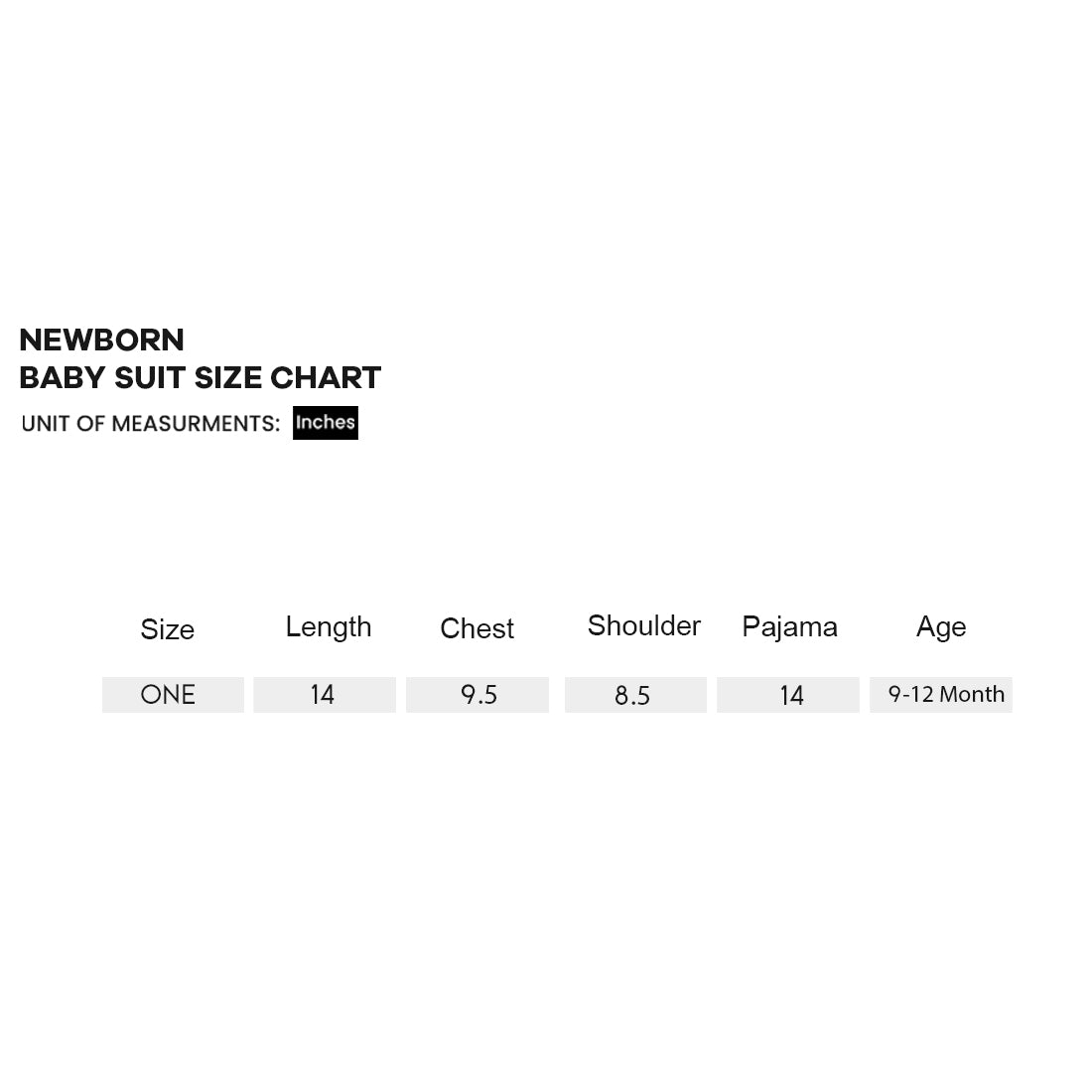 NBYS08 BG Newborn Baby Suits 9Mth - 12Mth Yellow