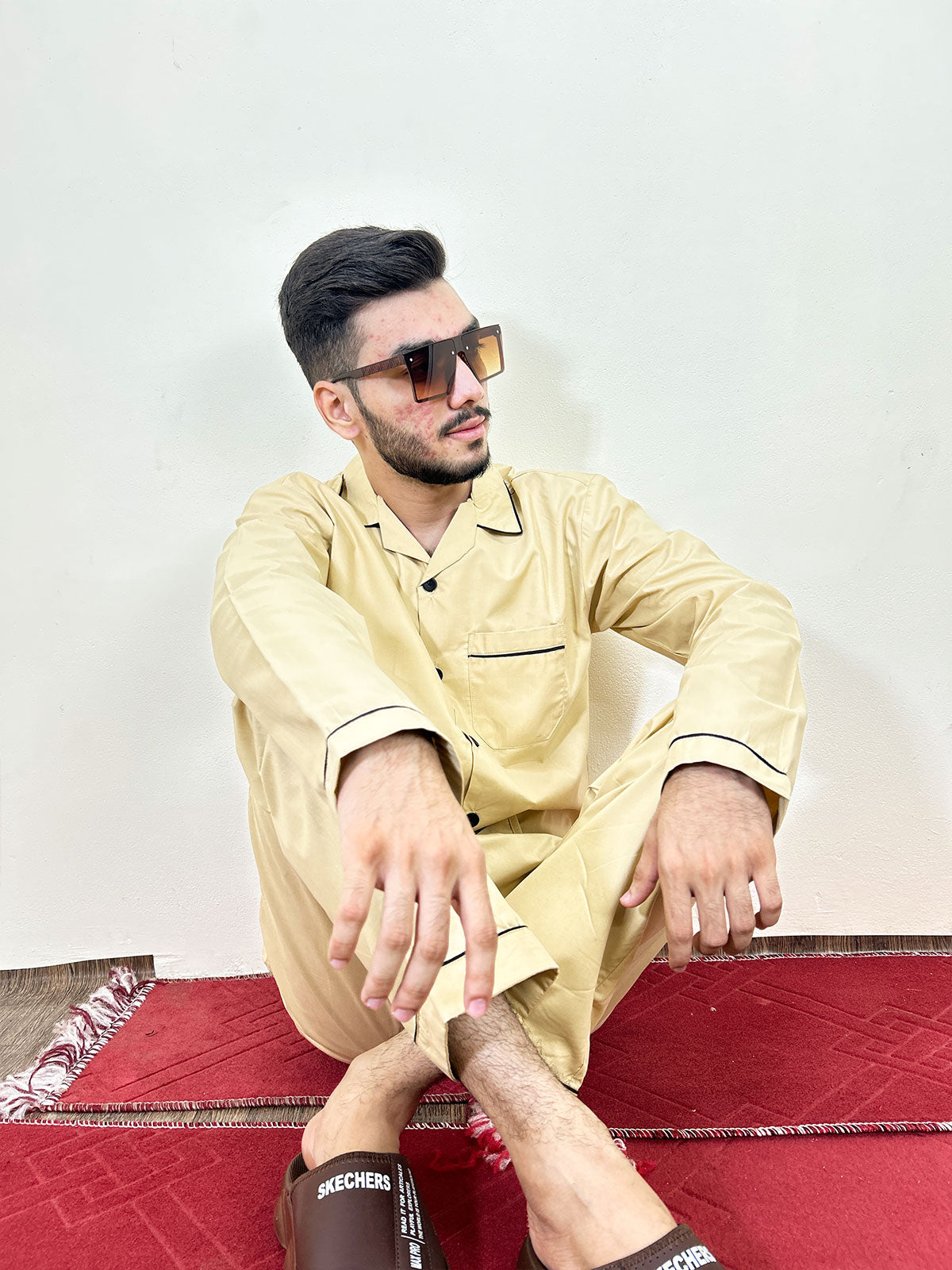 Fawn Night Suit For Men MNS15