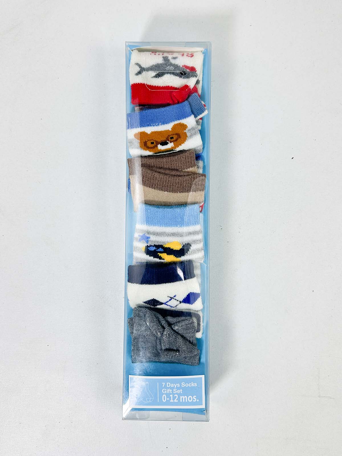 0 Mth - 12 Mth Pack Of 7 Socks for Newborn - Multicolor NBC44