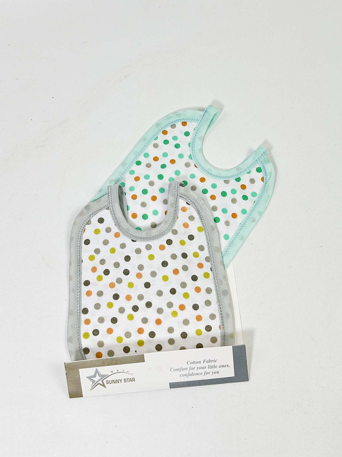 D16 Pack Of 2 Soft and Absorbent Bibs for Newborn NBC39