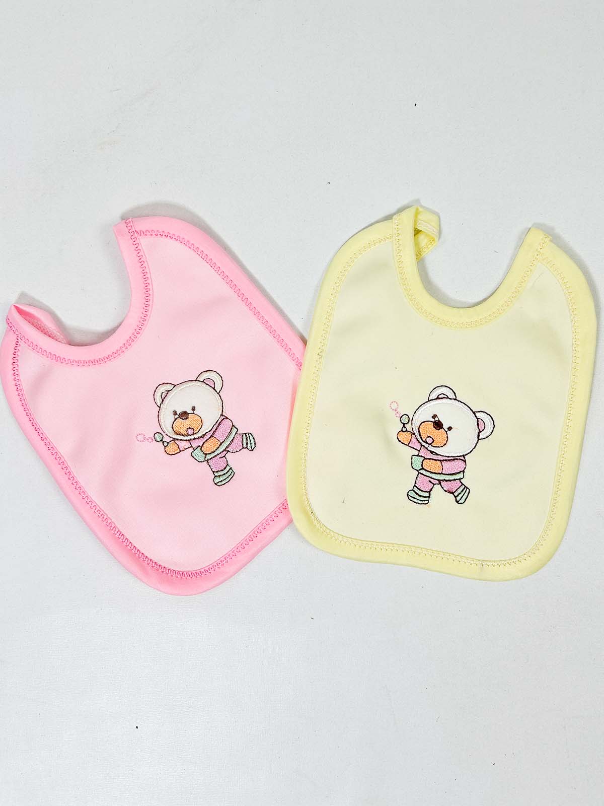 D8 Pack Of 2 Soft and Absorbent Bibs for Newborn NBC40