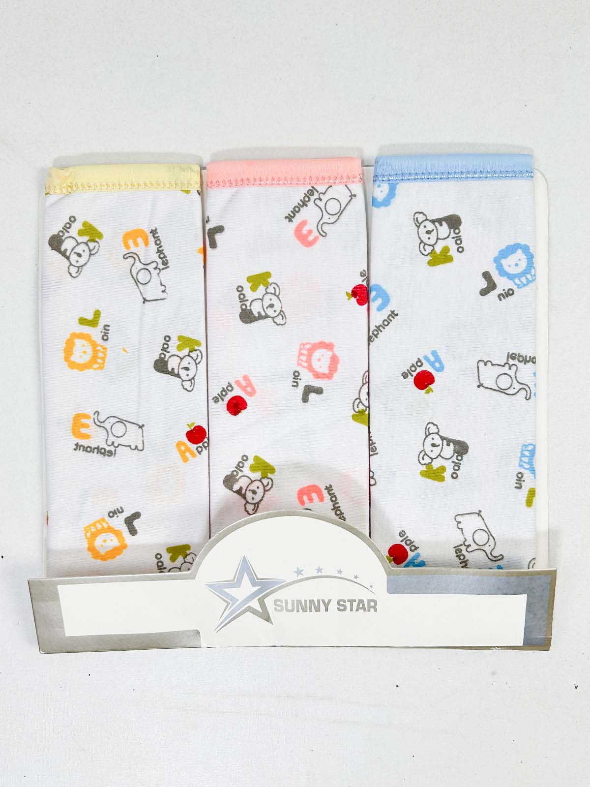 D2 Pack Of 3 Face Towels/Napkins For Newborn NBC20