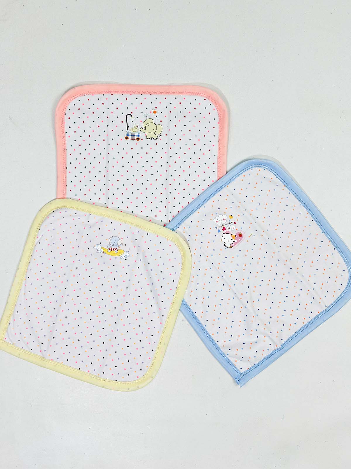 D4 Pack Of 3 Face Towels/Napkins For Newborn NBC21