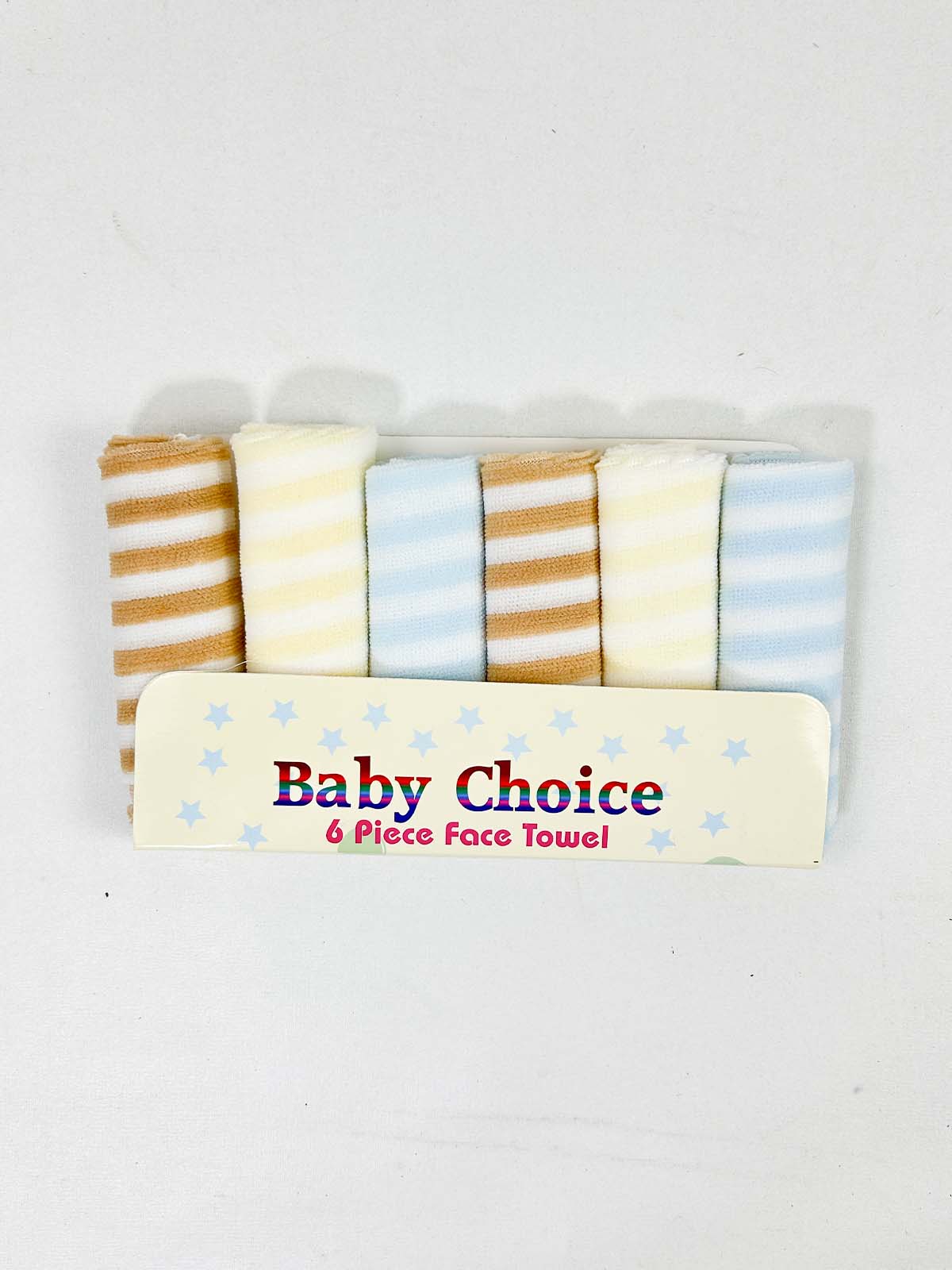 Pack Of 6 Soft and Absorbent Towel for Newborn - Multicolor NBC45