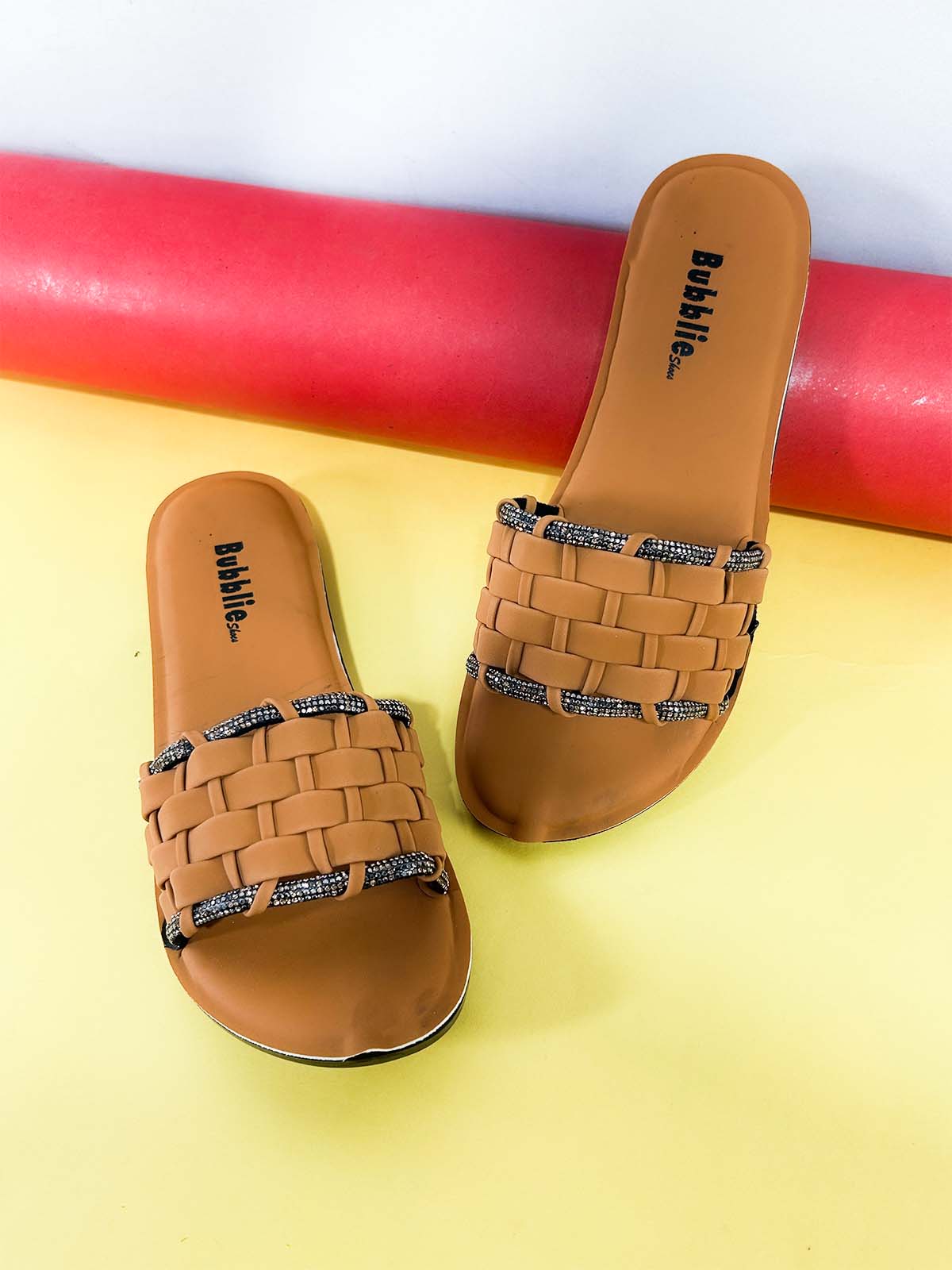 Brown Casual Slipper for Women WS58