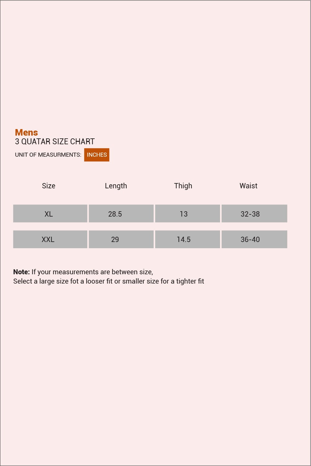 Rust Brown Cargo 3-QTR Short for Men AA MS106