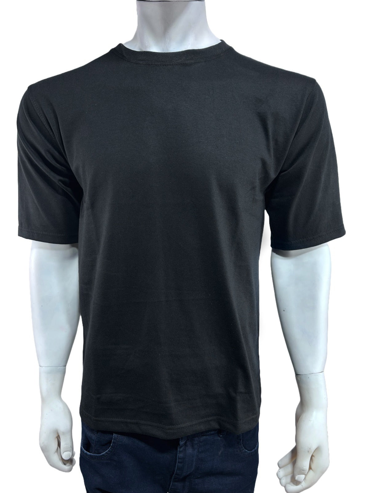 Black Drop Shoulder T-Shirt For Men's MTS389