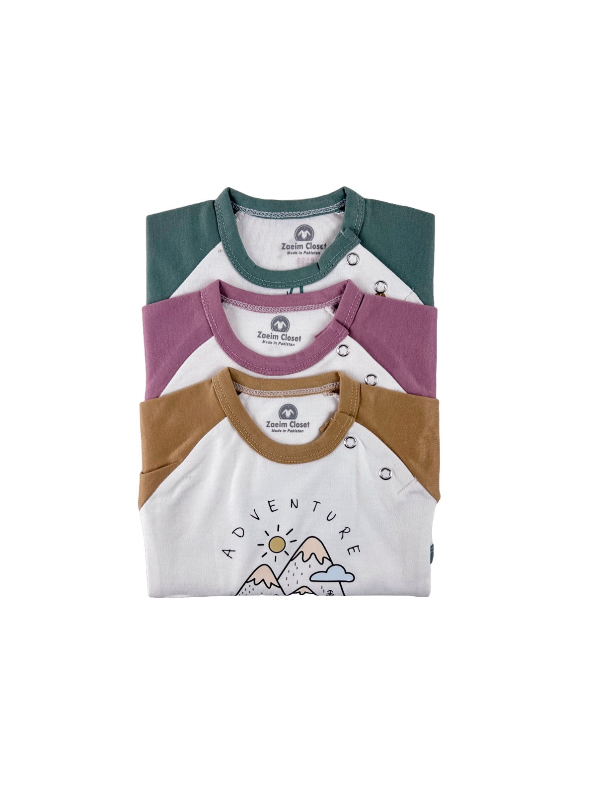 0Mth - 9Mth Pack of 3 Romper For Newborn ZC NBR81