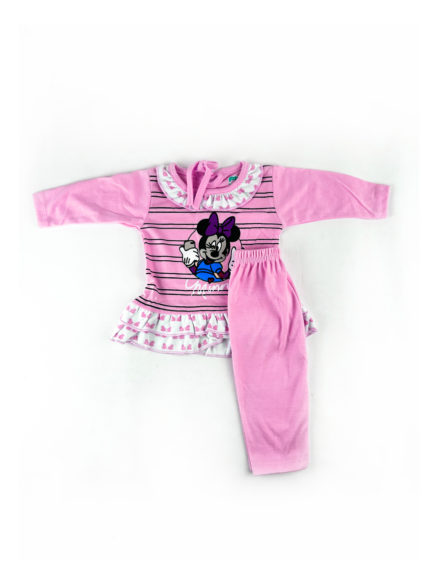 PG Newborn Baby Suit 3Mth - 9Mth Minnie Pink NBS479